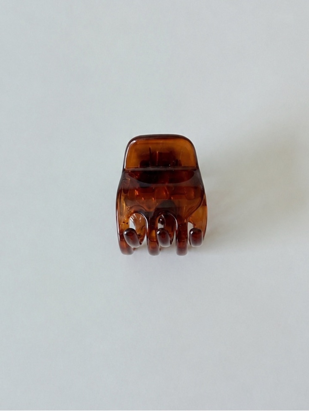 Brown Claw Clip Hair small